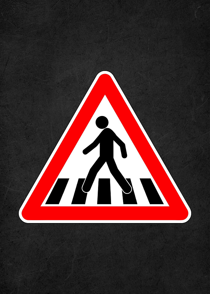 zebra cross sign