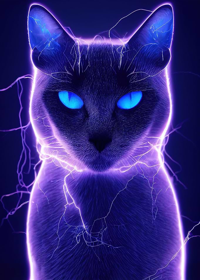Lightning cat