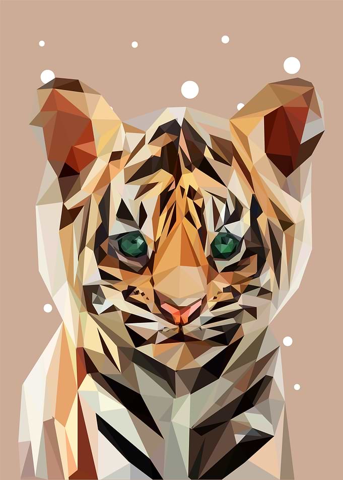 nursery animal baby tiger