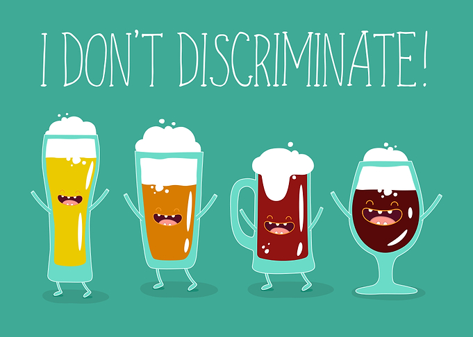 Discriminate Racism Beer