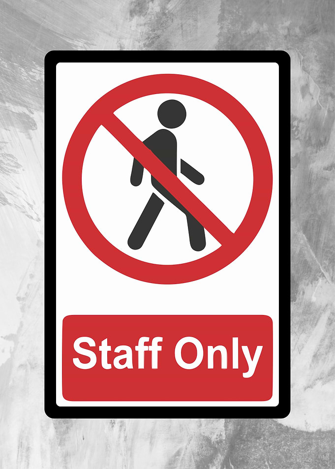 stop staff only