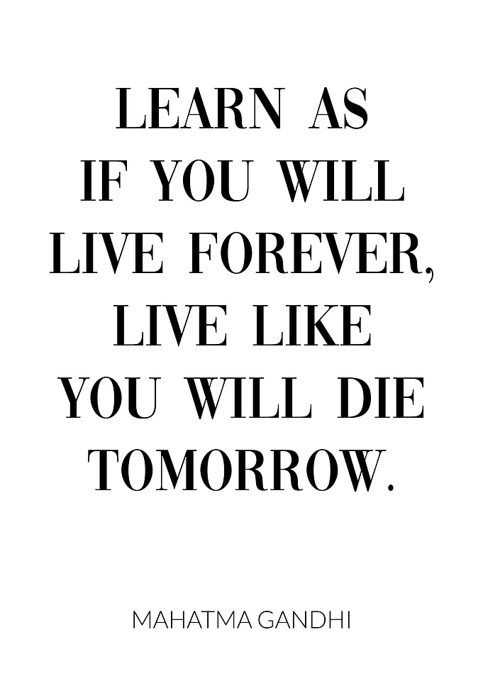 Mahatma Gandhi Live Die