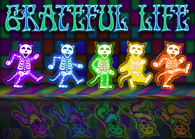 Skeleton Cats I