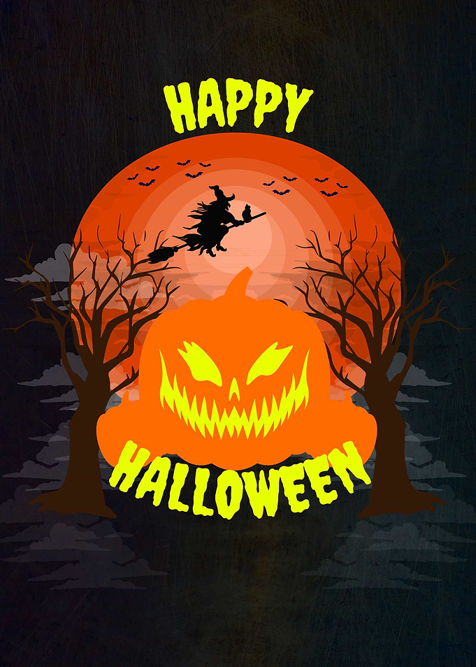 HAPPY HALLOWEEN PUMPKIN