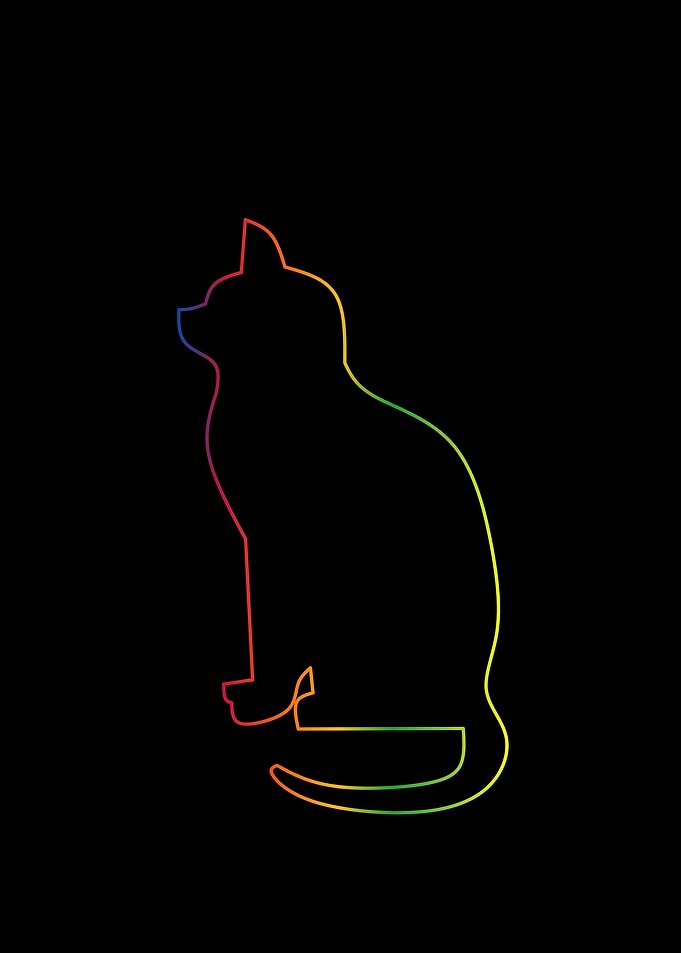logo symbol kitten