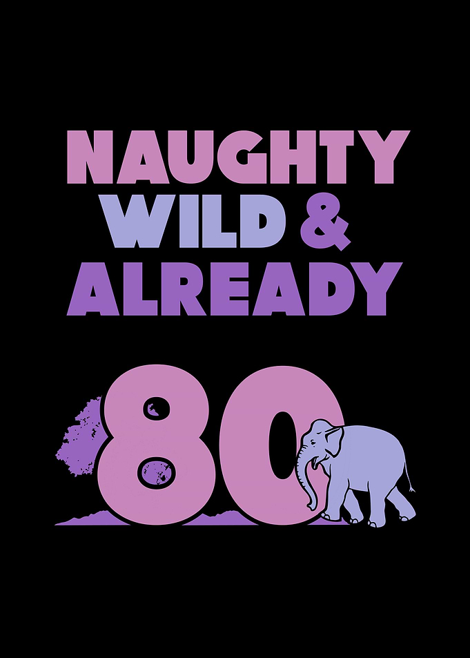 80 years Elephant
