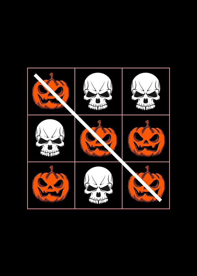 Three in A Row Halloween