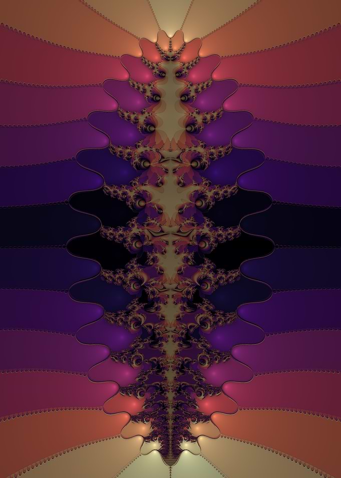 Orange purple ellipse