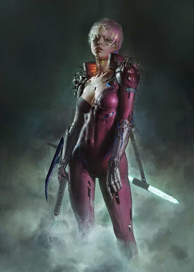 cyberpunk girl