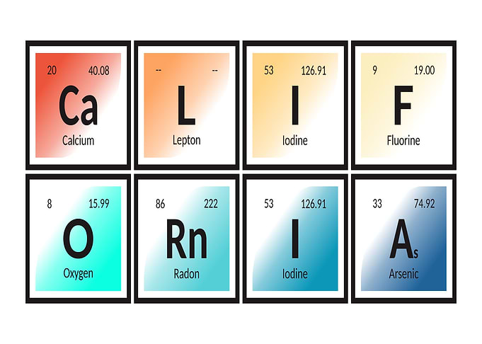 Elements of California