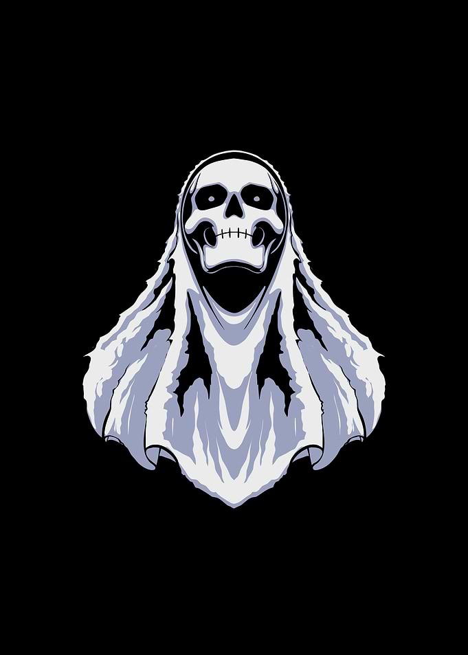 skull ghost Halloween