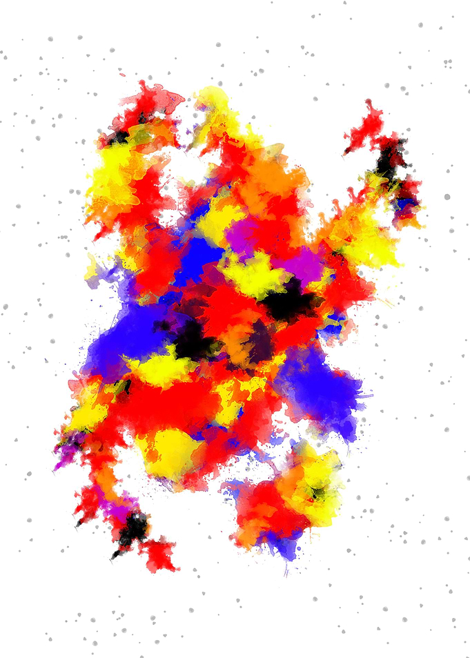 Abstract Splatter