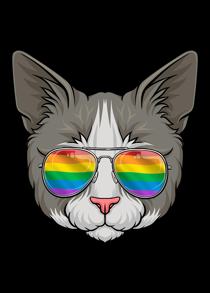Cat LGBTQ Sunglasses