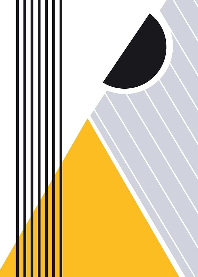 Modern geometric abstract