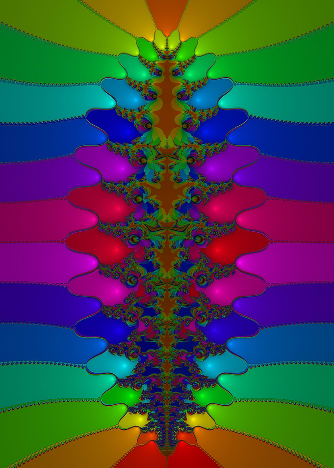 Colorful ellipse
