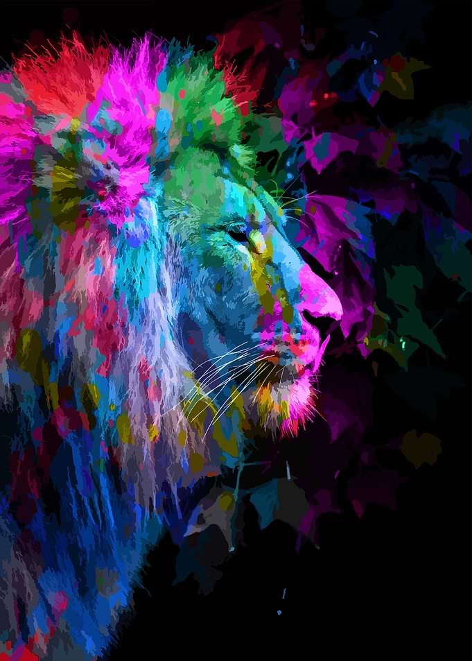 majestic lion