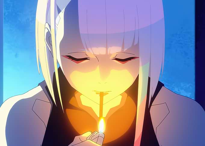Lucy Smoking