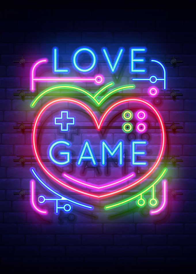Love Game Neon