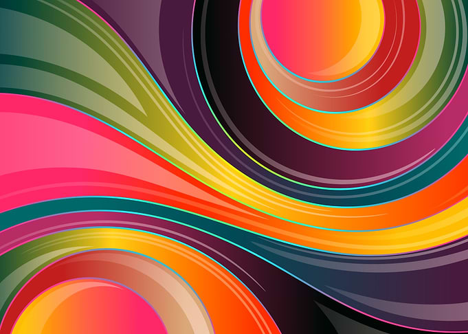 Abstract Wavy Lines