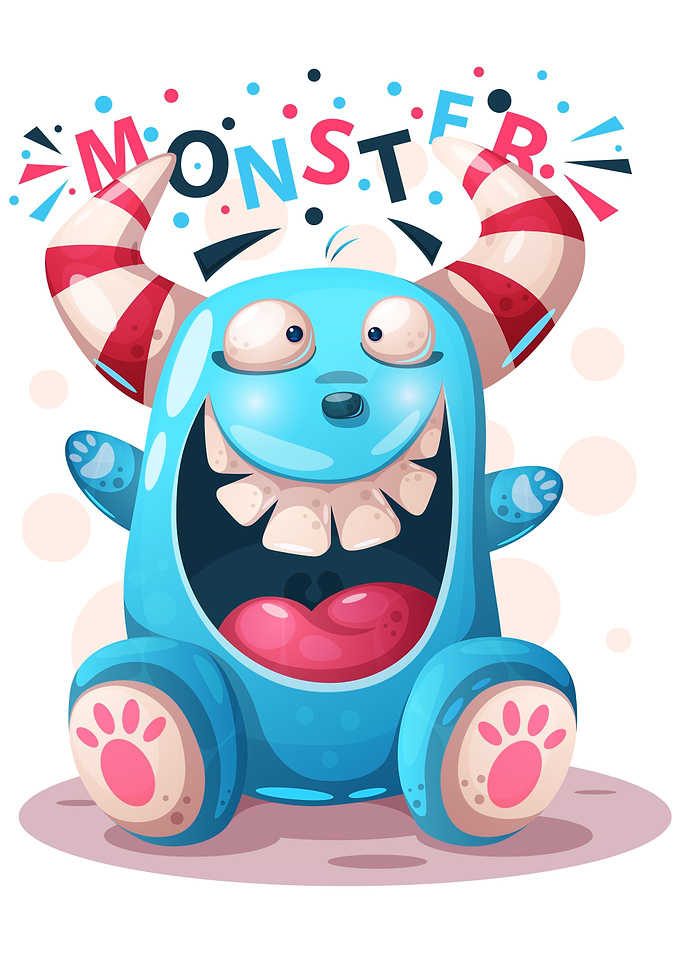 Cute Happy Monster
