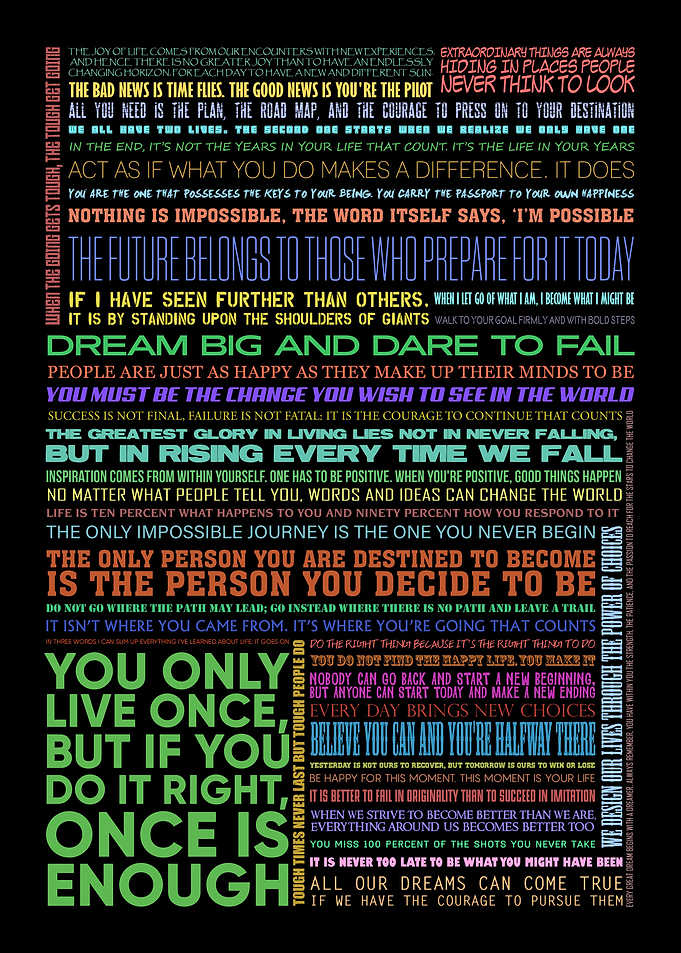 Inspirational in colour