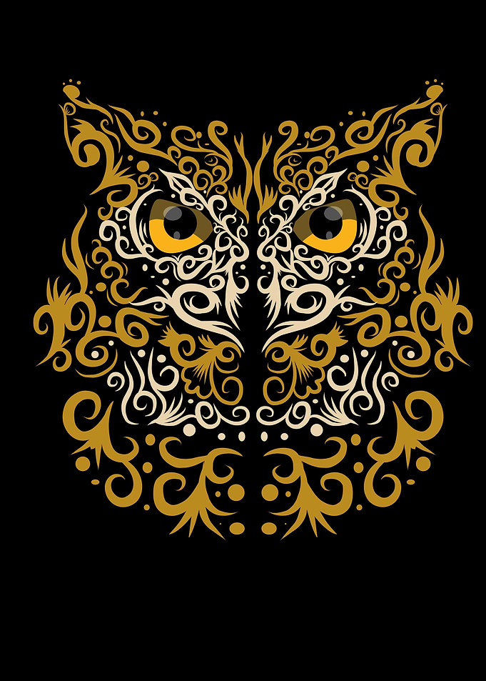 mandala of owl