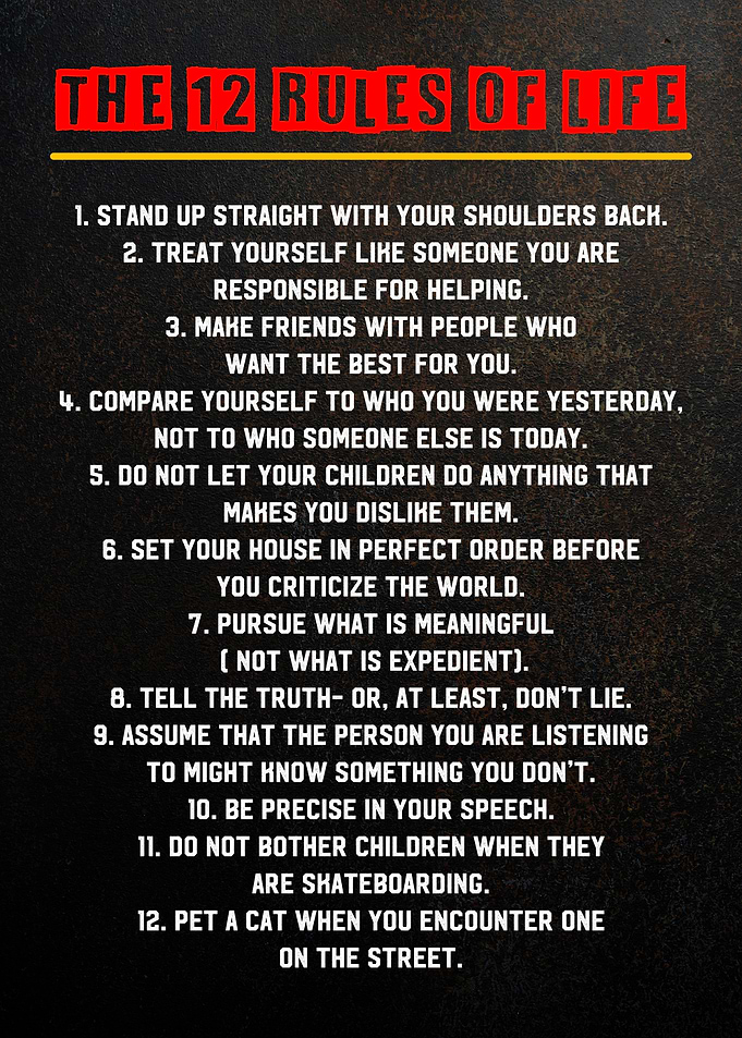 12 rules of life