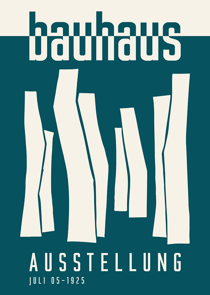 Minimalist Bauhaus Poster