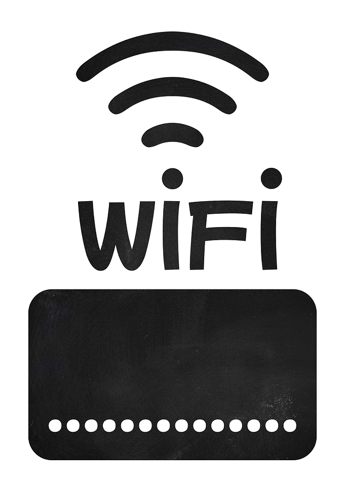 Wifi password blackboard