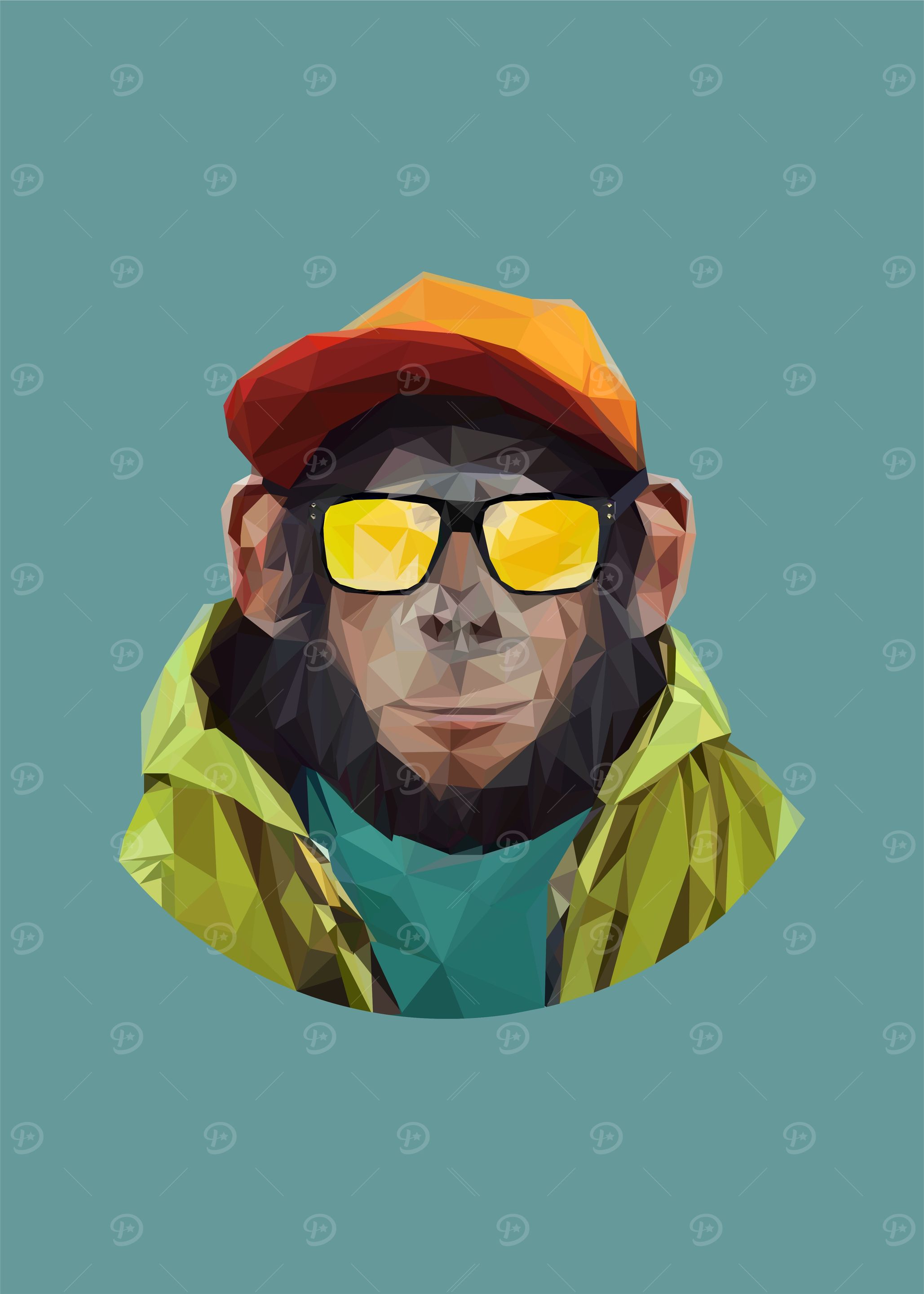 animal portrait monkey