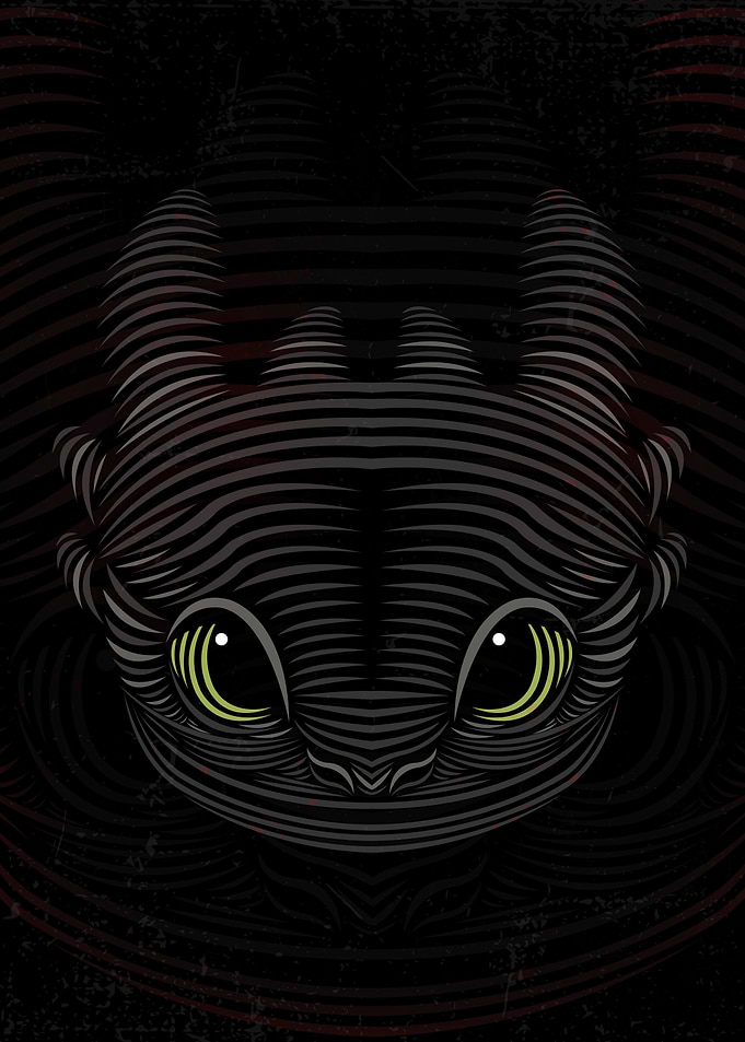 Night Fury Head