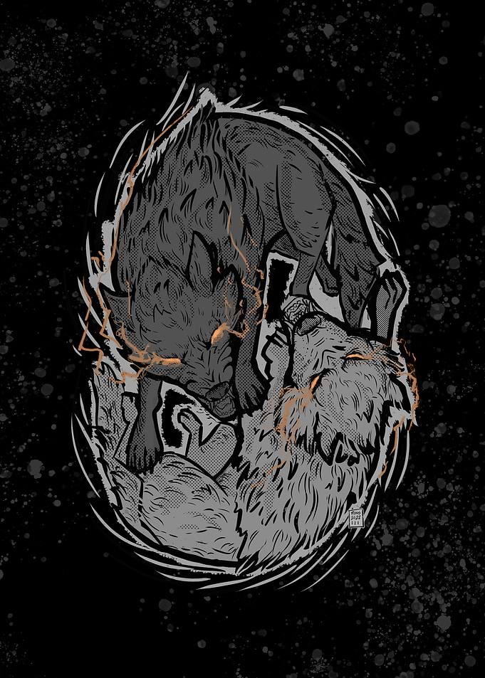 Tale of the two wolves