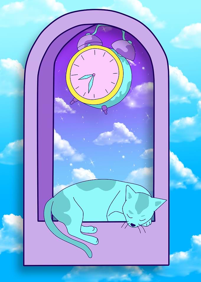 time to sleeping