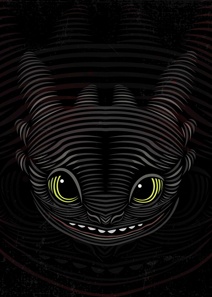 Toothless Head
