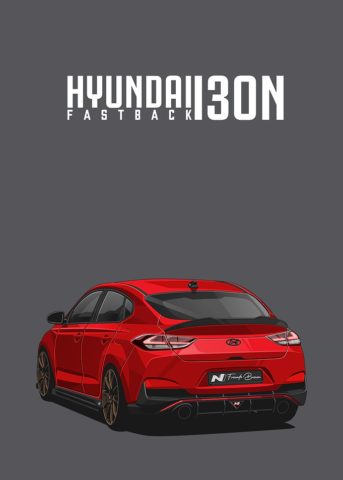 HYUNDAI I30N FASTBACK RED