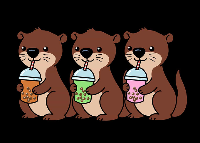 Otter Gift Boba Bubble Tea