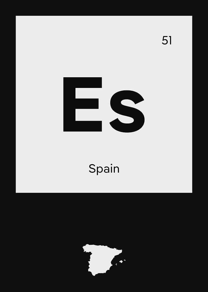 Spain Country Map