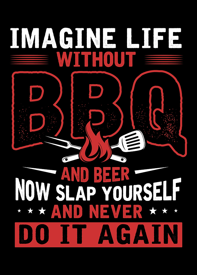 BBQ Beer Drinking Smoking