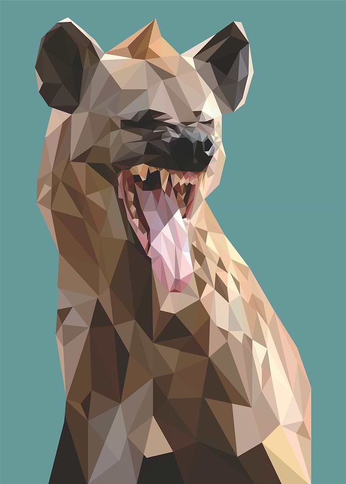 nursery animal hyena