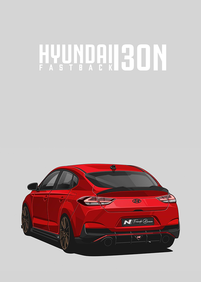 HYUNDAI I30N FASTBACK RED