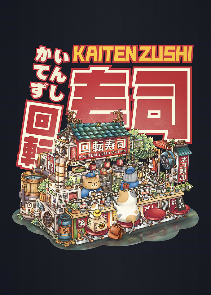 Steampunk Sushi Restaurant