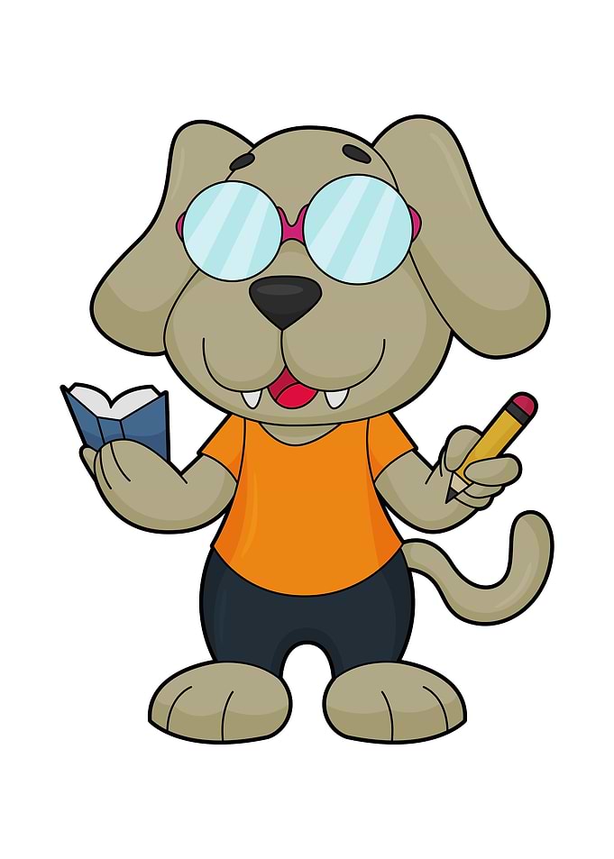 Dog Nerd Glasses Book