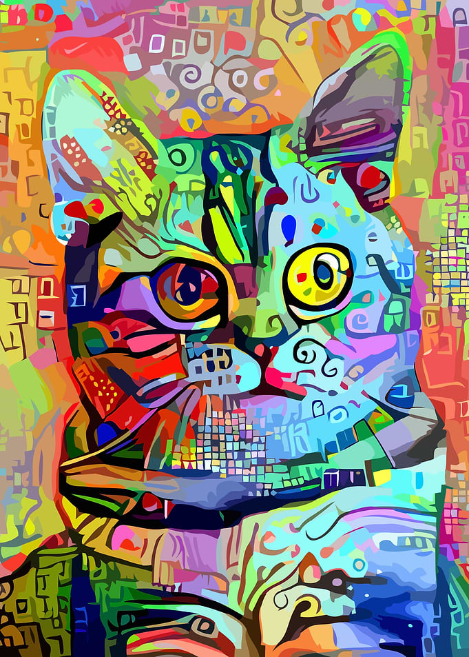 Pet Cat Portrait