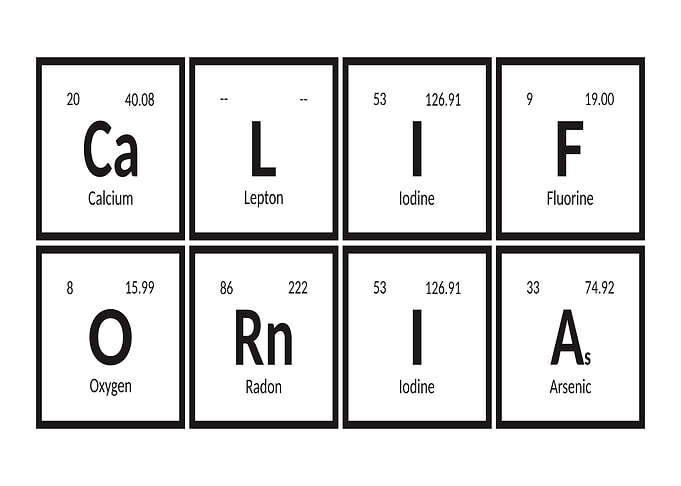 Elements of California