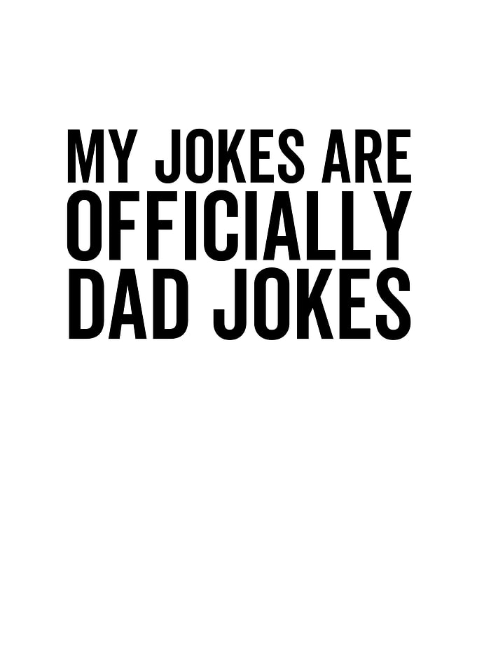 My Jokes Are Officially