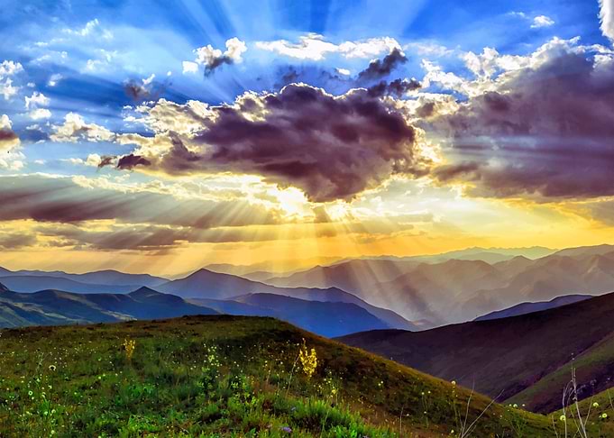Beautiful sunset