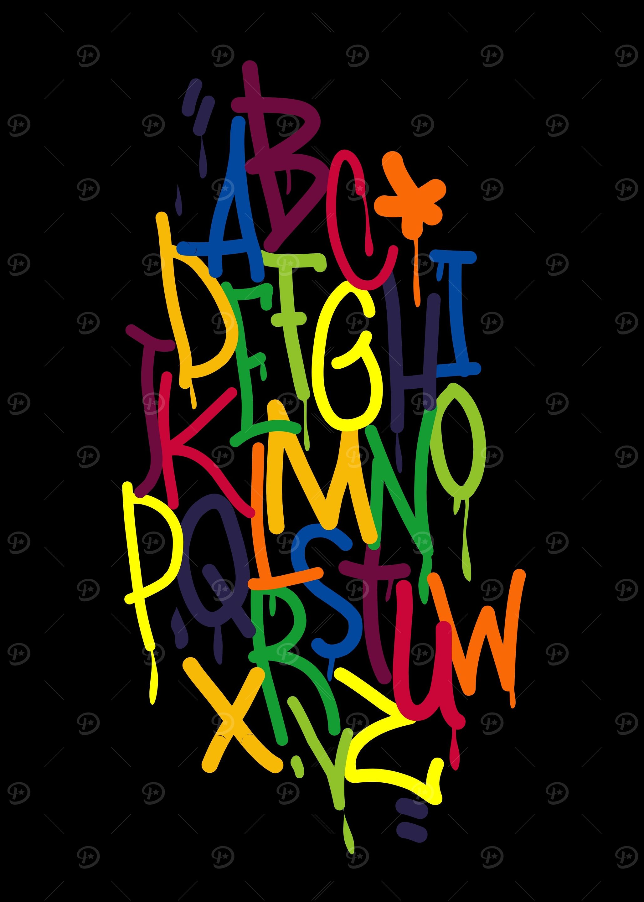 street text art