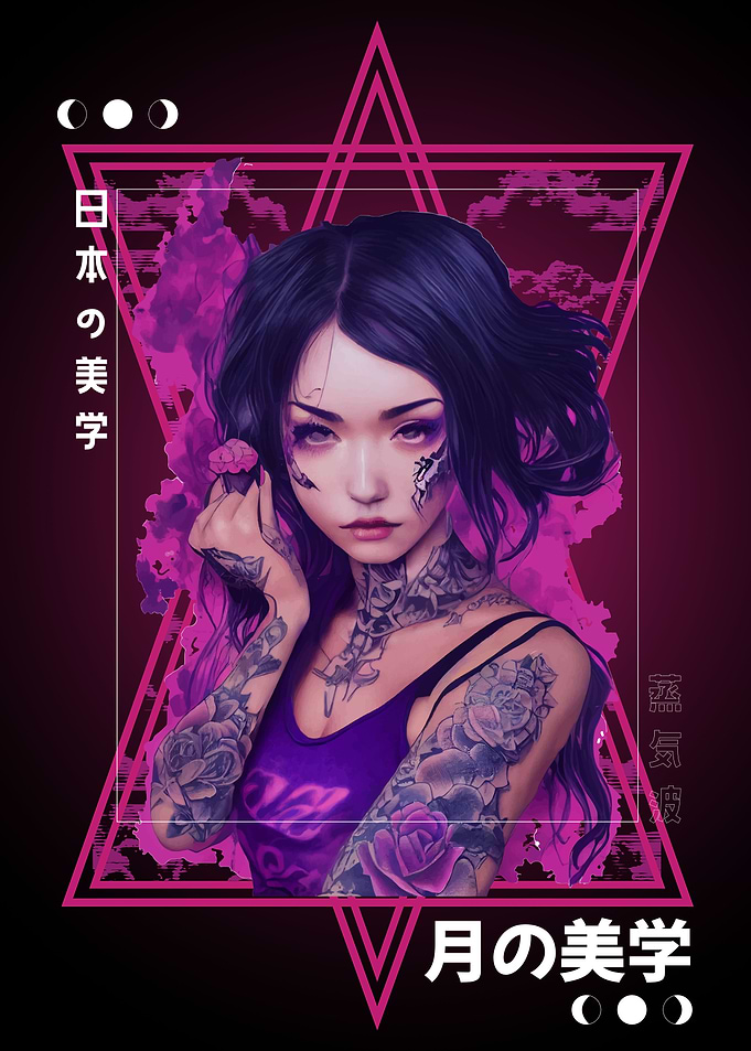 Vaporwave Witch Aesthetic