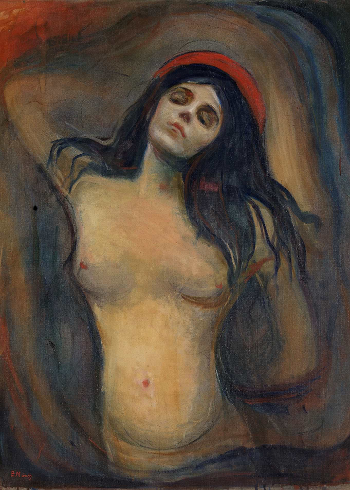 Madonna oil painting 1894