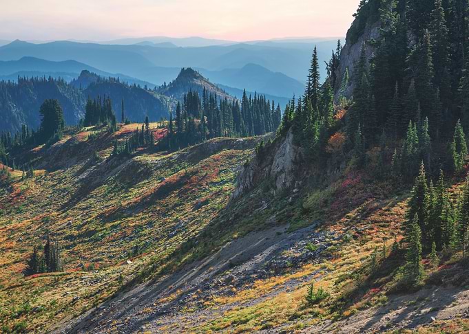 The grueling hike